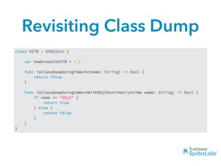 Revisiting Class Dump
 