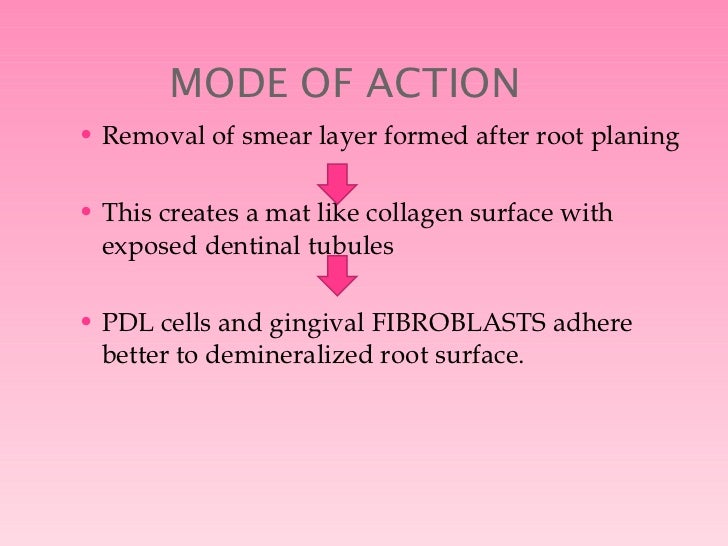Root conditioning agents