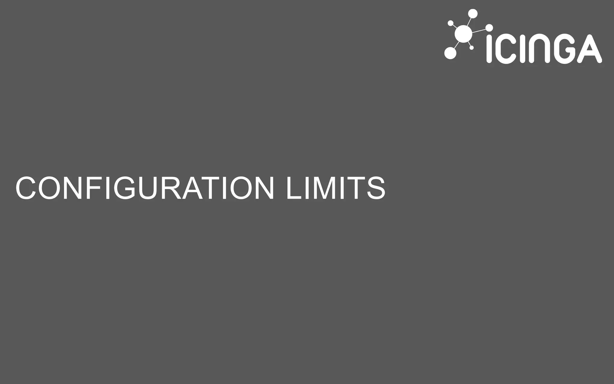 CONFIGURATION LIMITS
 