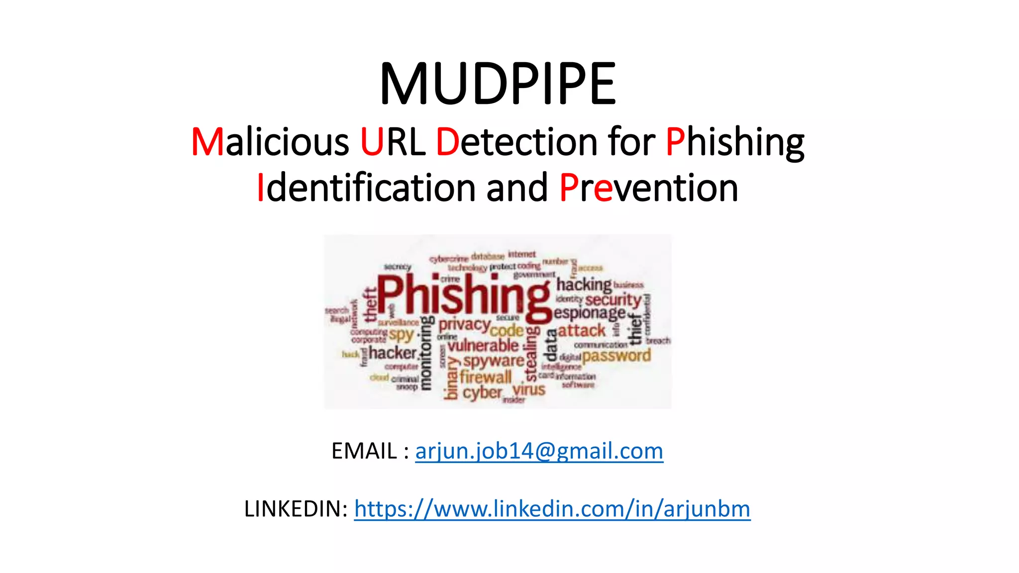 Phishing Detection using Machine Learning | PPTX