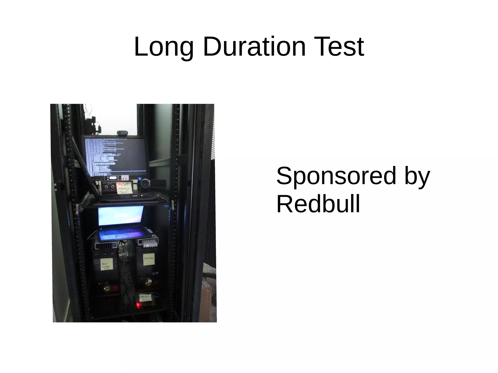Long Duration Test
Sponsored by
Redbull