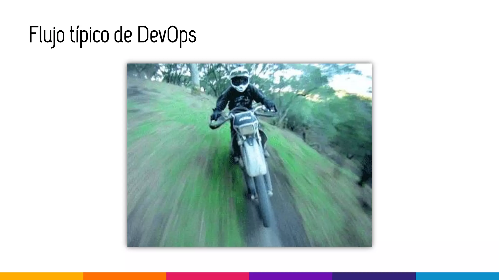 Flujo típico de DevOps
 