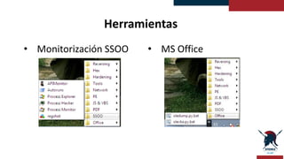 Herramientas
• Monitorización SSOO • MS Office
 