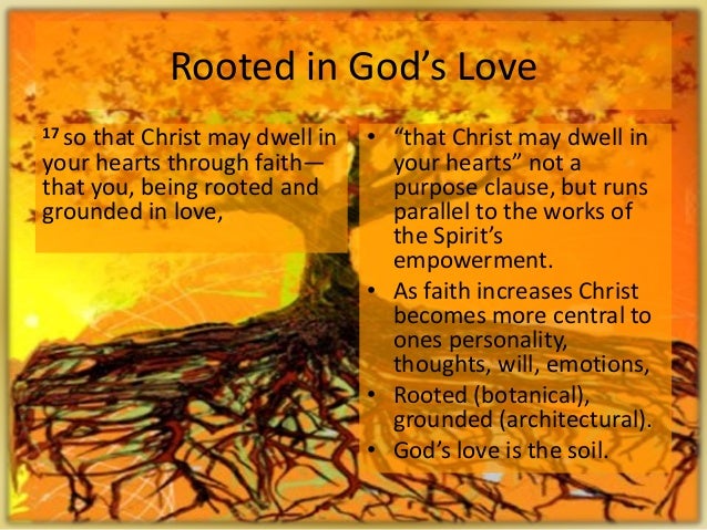 Rooted And Grounded In Love Ephesians 3 14 21