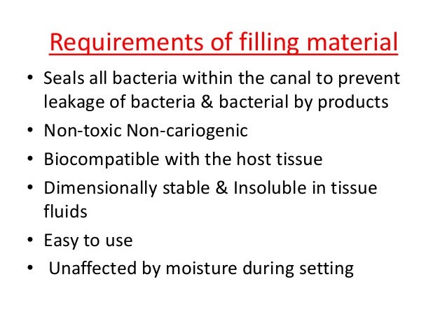 Root End Filling