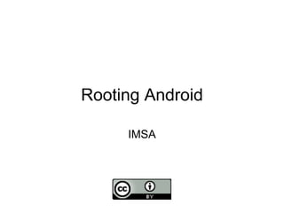 Rooting Android IMSA 
