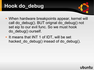 Rootkit on Linux X86 v2.6