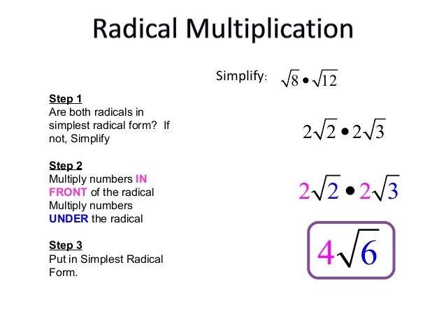 Roots And Radical Expressions
