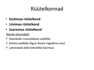 Nimetas ametisse ning kontrollis riigiametnike