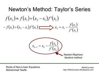 Roots of Nonlinear Equations - Open Methods | PDF
