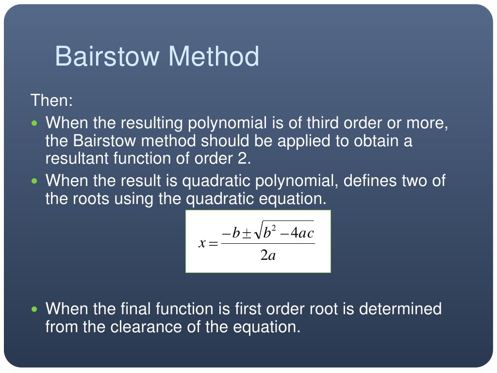 Roots of polynomials