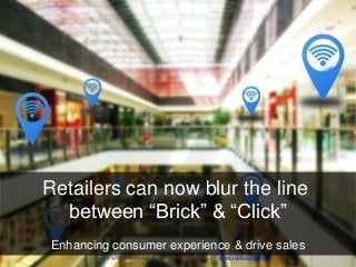 Retailers can now blur the line
between “Brick” & “Click”
Enhancing consumer experience & drive sales
Copyright 2014 ROOTS Communications Pte Ltd | www.rootscomm.com

 
