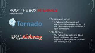 Root The Box Root the Box - An Open Source Platform for CTF Administration | PPTX
