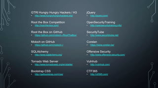 Root The Box Root the Box - An Open Source Platform for CTF Administration | PPTX