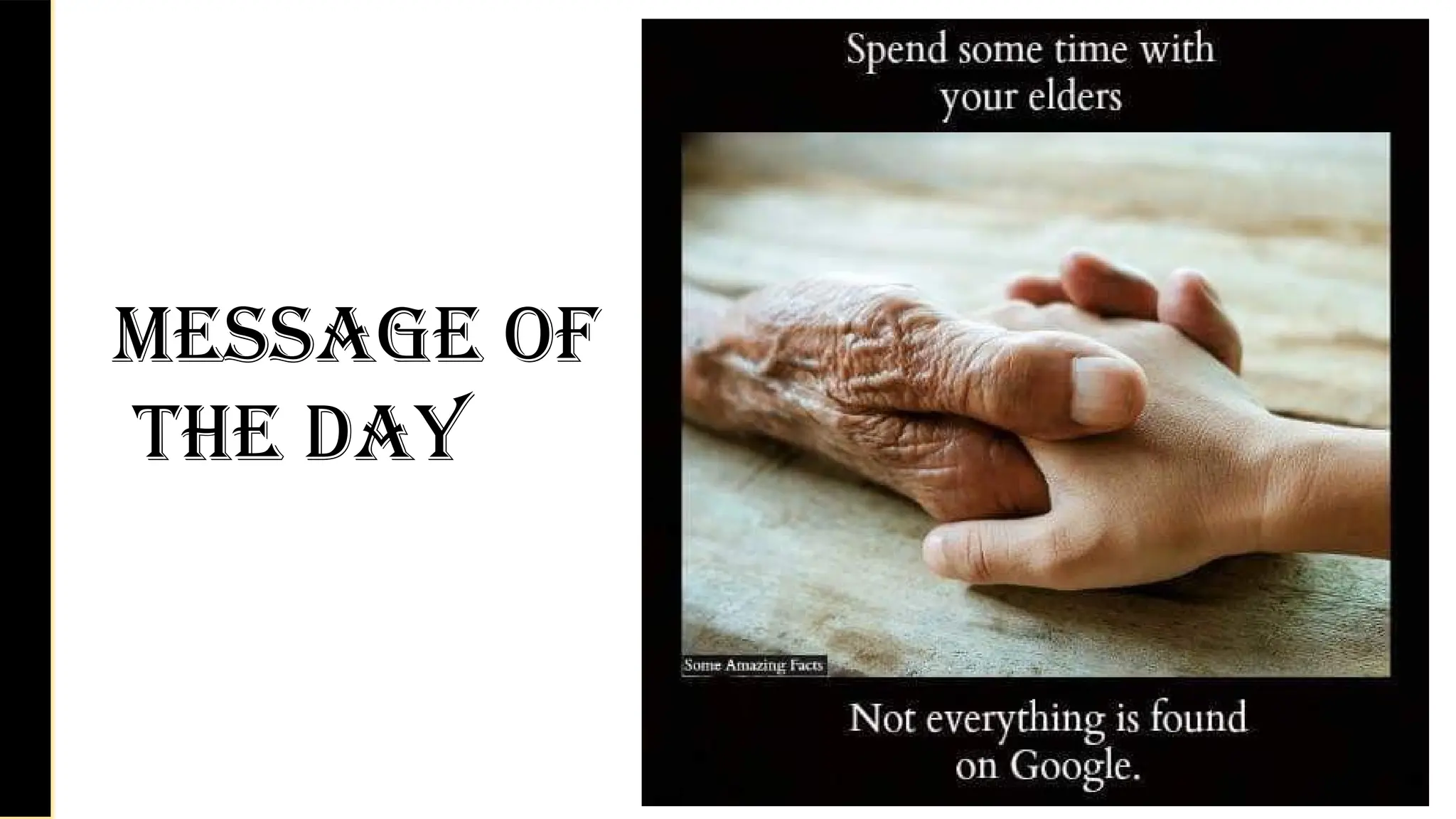 Saturday,
February
8,
2025
MESSAGE OF
THE DAY
 