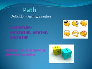 Path Feeling Root words | PPTX