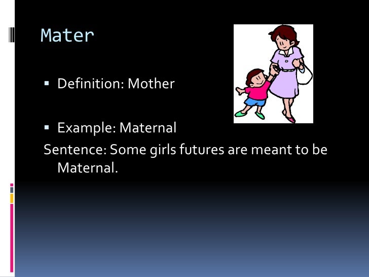 Root words powerpoint burril