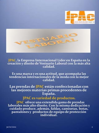 Ropa laboral.powerpoint