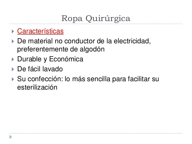 ROPA QUIRURGICA CARACTERISTICAS DOWNLOAD ROPA QUIRURGICA CARACTERISTICAS DOWNLOAD