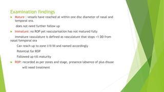 Retinopathy of Prematurity (ROP) - classification and treatments | PPTX
