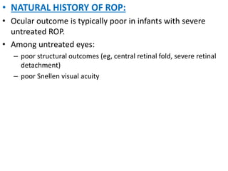 ROP - Dr Padmesh - Neonatology | PPTX