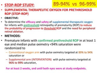 ROP - Dr Padmesh - Neonatology | PPTX