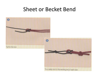 Sheet or Becket Bend
 