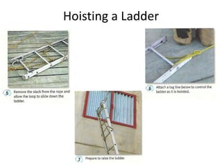 Hoisting a Ladder
 