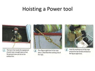 Hoisting a Power tool
 