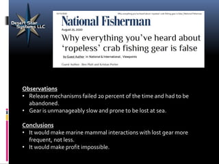 Ropeless Consortium Meeting - 2020 presentation