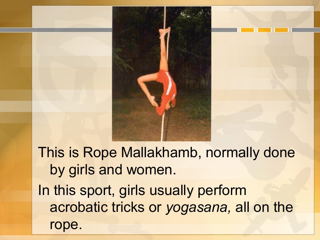 Rope mallakhamb