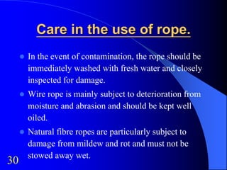 Mildewed Rope Rope ropework | PPTX
