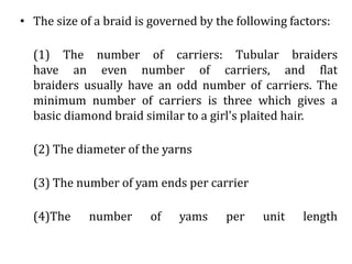 ROPES, BRAIDS & NARROW FABRICS.pptx