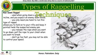 Rope Techniques for survival using available resources | PPTX