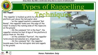Rope Techniques for survival using available resources | PPTX