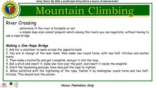 Rope Techniques for survival using available resources | PPTX