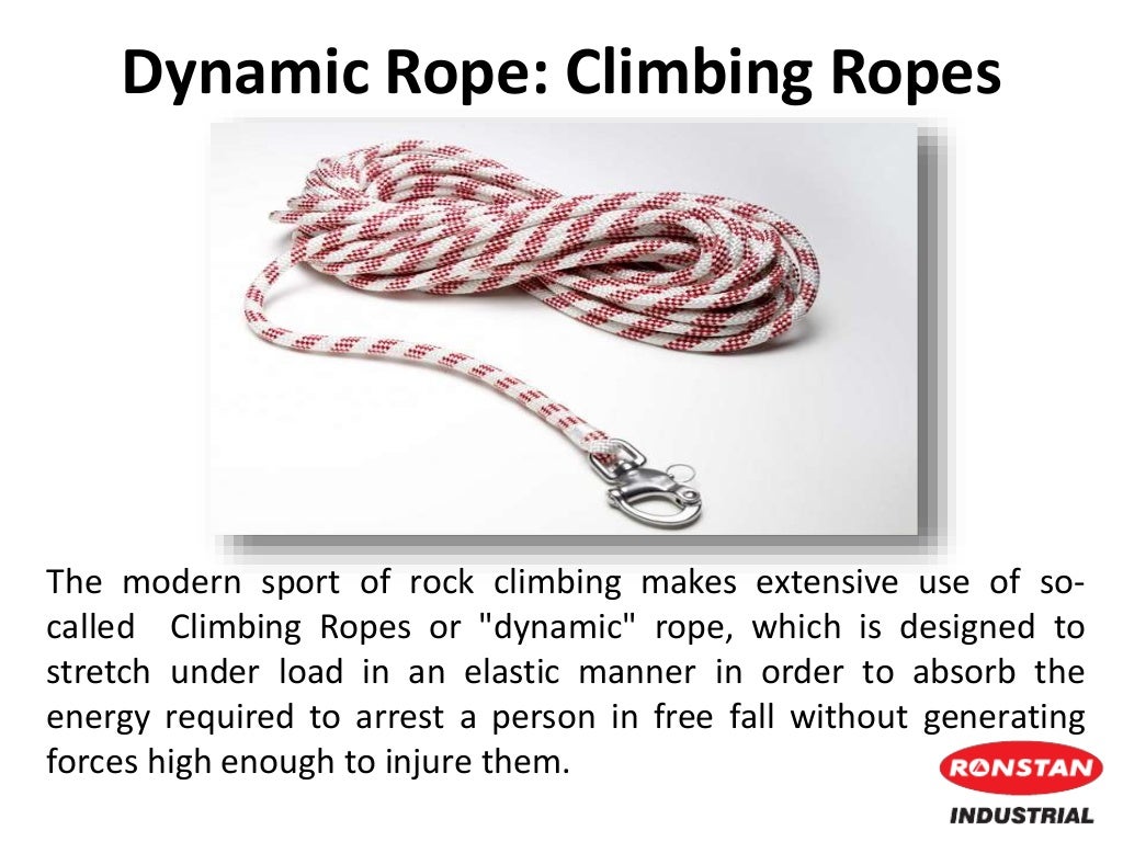 Ropes vfor daily outdoor usagev Dynamic Rope Vs Static Rope