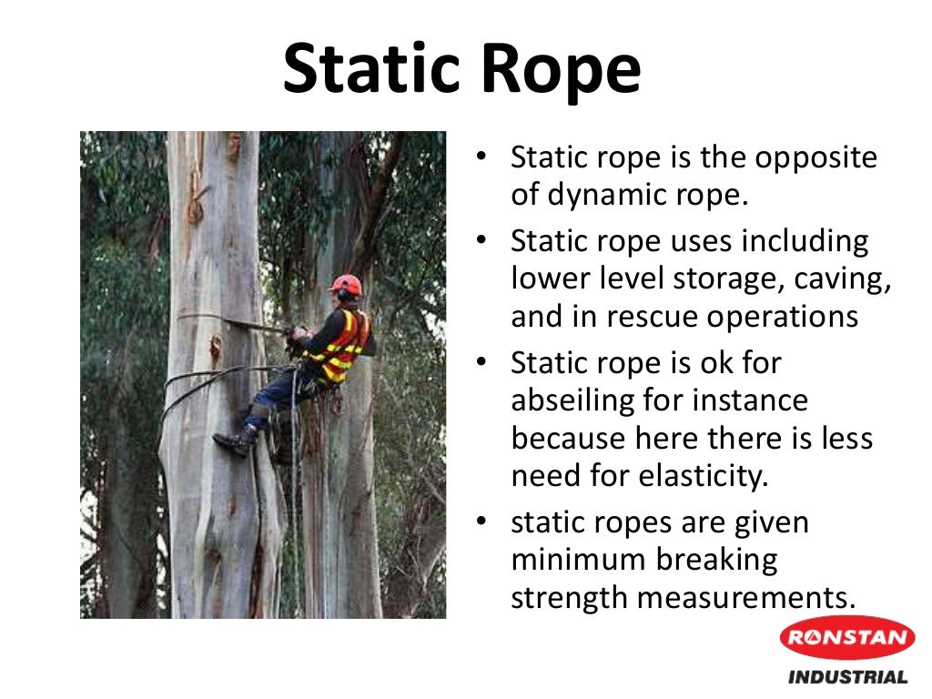 Ropes vfor daily outdoor usagev Dynamic Rope Vs Static Rope