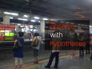 observe
with
hypotheses
 