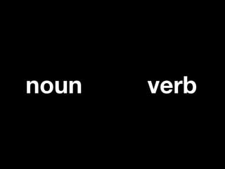 noun   verb
 