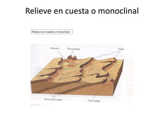 Relieve en cuesta o monoclinal
 