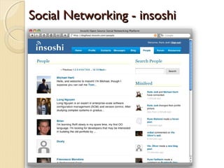 Social Networking - insoshi
 