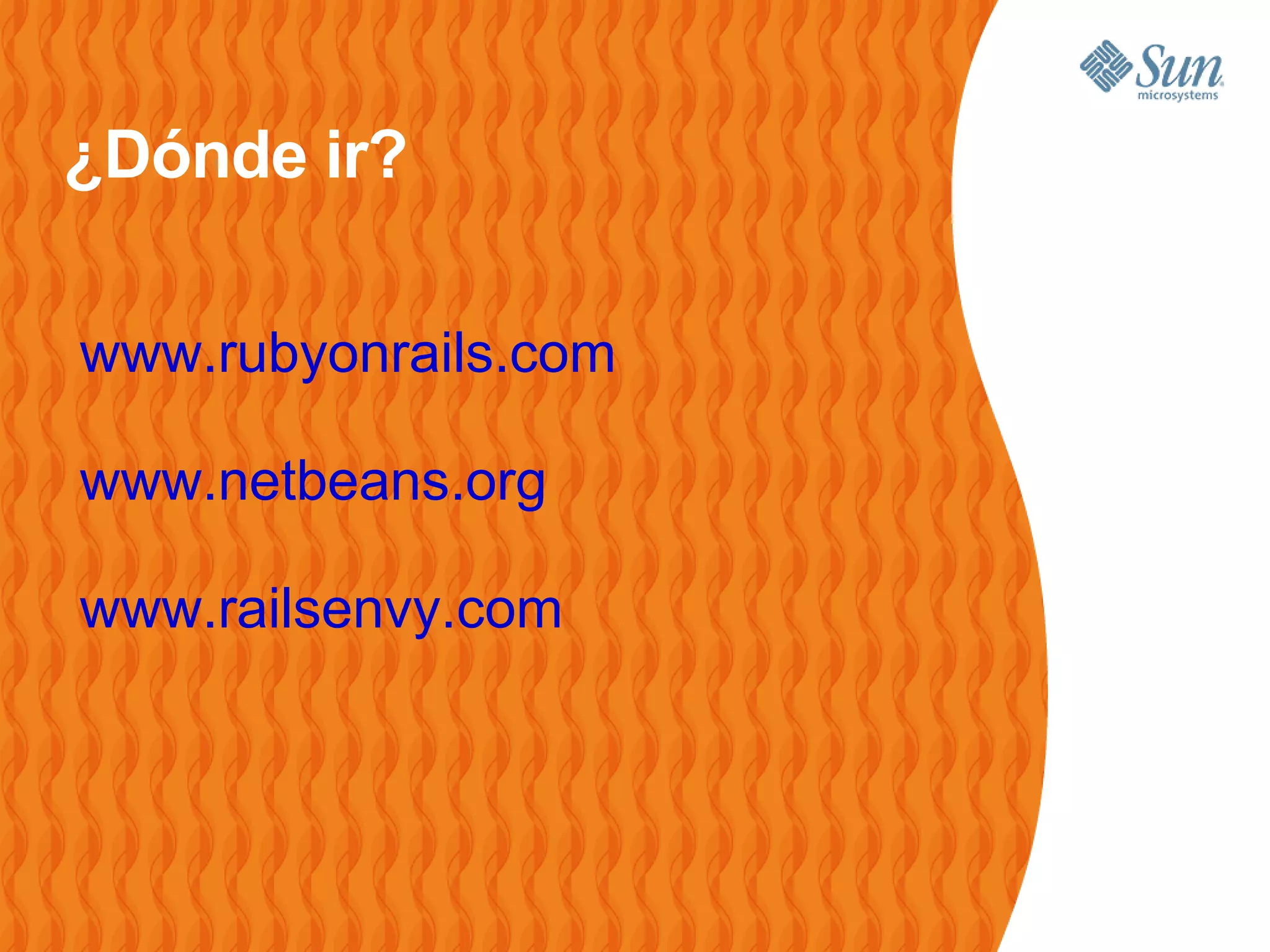 Ruby on Rails en NetBeans 6.1