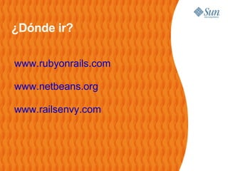 Ruby on Rails en NetBeans 6.1
