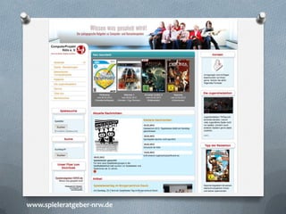 www.spieleratgeber-nrw.de
 