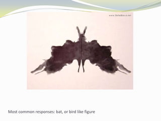 Most common responses: bat, or bird like figure
 