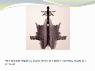 Most common responses: awkward view of a person (extremely hard to see
anything)
 