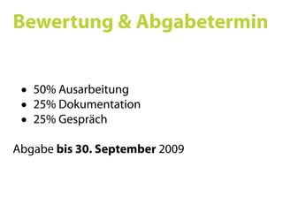 Ruby on Rails SS09 01