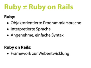 Ruby on Rails SS09 02