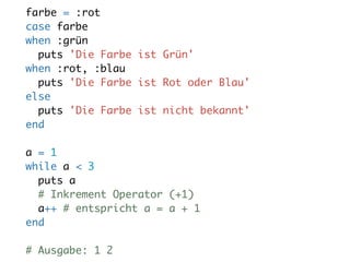 Ruby on Rails SS09 03